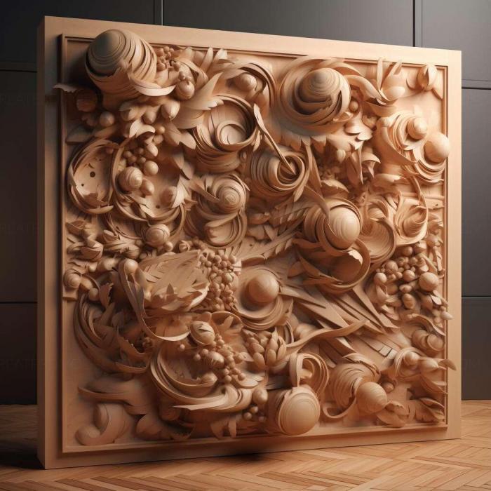 نموذج ثلاثي الأبعاد لآلة CNC 3D Art 